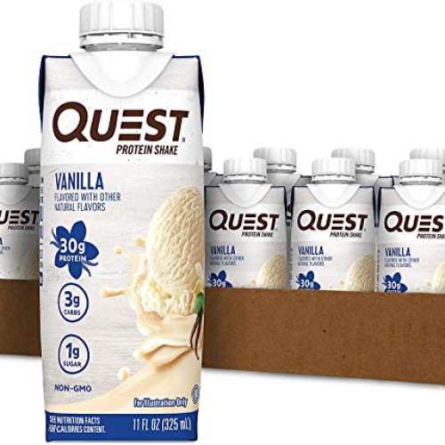 Quest Nutrition Vanilla Protein Shake, High Protein, Low Carb, Gl...