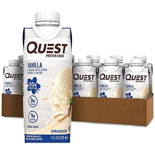 Quest Nutrition Vanilla Protein Shake, High Protein, Low Carb, Gl...