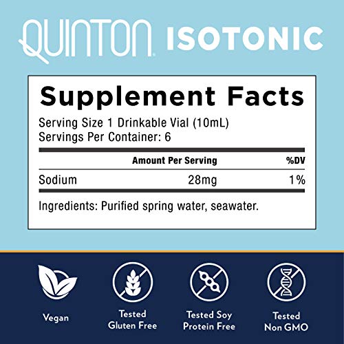 Original Quinton Isotonic - Liquid Mineral Electrolyte + Trace Mi...
