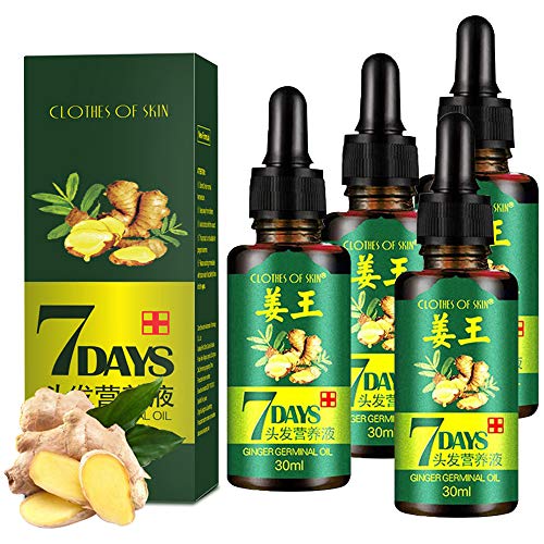 4 PACK Ginger Germinal Oil,Hair Growth Serum,2020 Hair Growth Gin...