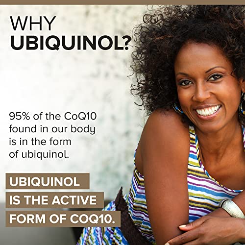 Qunol Plus Ubiquinol CoQ10 200mg with Omega 3 Fish Oil 250mg, Ext...