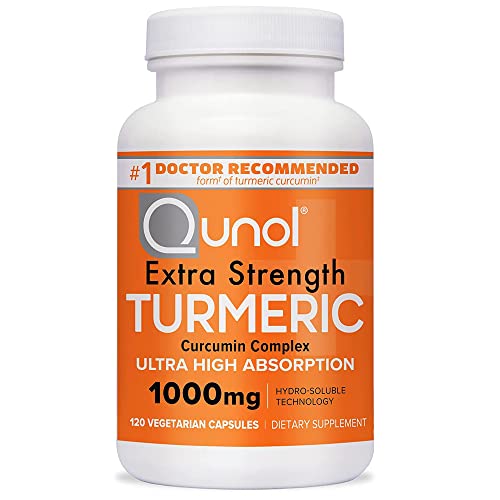 Turmeric Curcumin Capsules, Qunol Turmeric 1000mg With Ultra High...