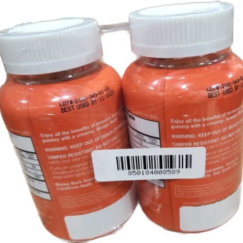 Turmeric Gummies, Qunol Gummy with 500mg Turmeric Curcumin, Joint...