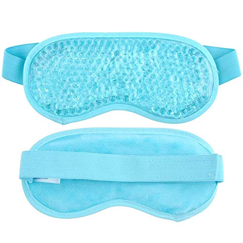 QWV Gel Beads Eye Masks Reusable Hot/Cold Mask Cooling Ice/Heat F...