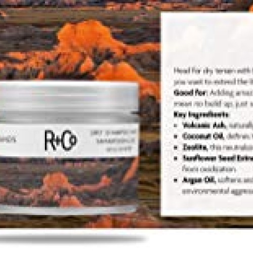 R+Co Badlands Dry Shampoo Paste, Volumizing Texture and Oil Absor...