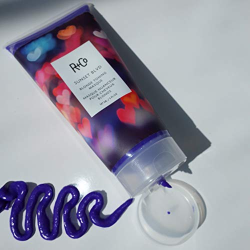 R+Co Sunset Blvd Blonde Toning Masque, Color Correcting Masque fo...