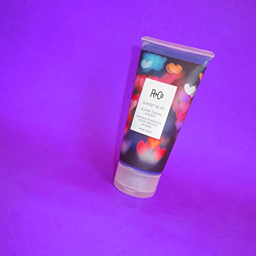 R+Co Sunset Blvd Blonde Toning Masque, Color Correcting Masque fo...