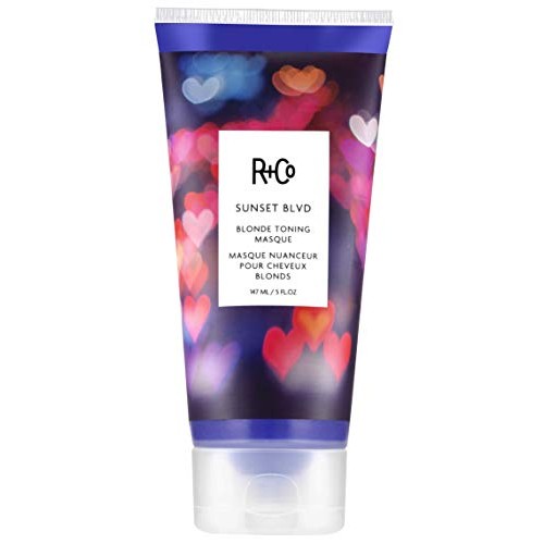 R+Co Sunset Blvd Blonde Toning Masque, Color Correcting Masque fo...