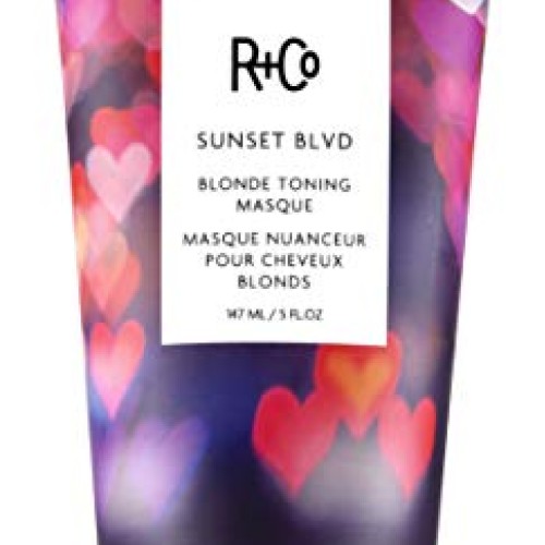 R+Co Sunset Blvd Blonde Toning Masque, Color Correcting Masque fo...