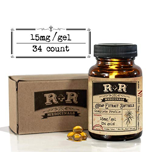 Hemp Oil Capsules :: 15mg Gels, 34 Count, 500mg Total :: Hemp Oil...