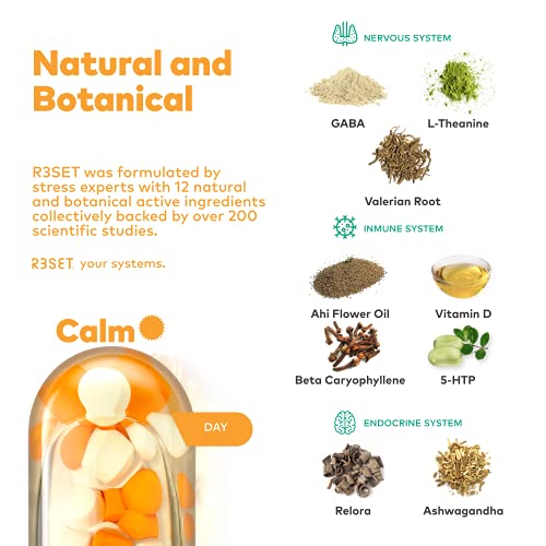 R3SET Calm Stress & Occasional Feelings of Anxiety Support Supple...