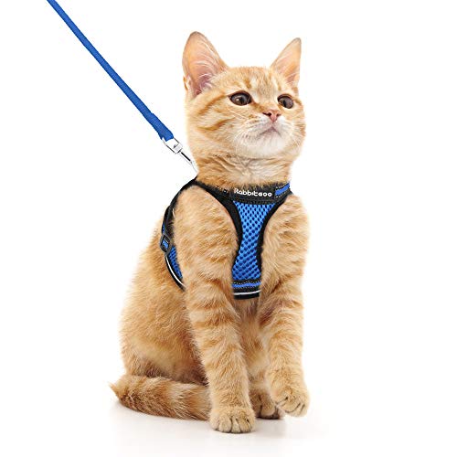 rabbitgoo Cat Harness and Leash Set for Walking Escape Proof, Adj...