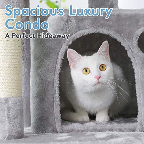 rabbitgoo Cat Tree Cat Tower 61 for Indoor Cats, Multi-Level Cat...