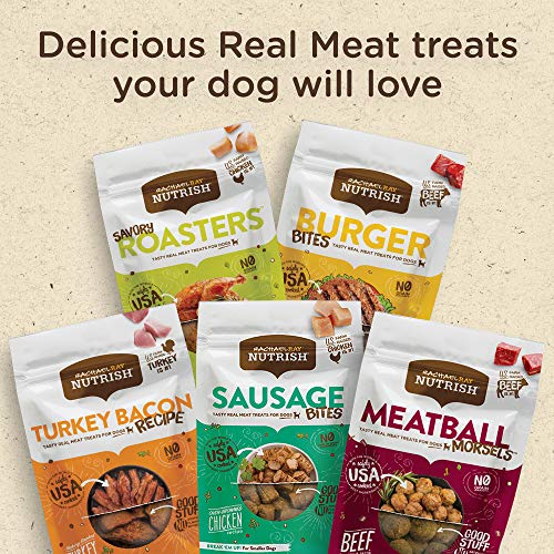 Rachael Ray Nutrish Burger Bites Grain Free Dog Treats, Beef Burg...