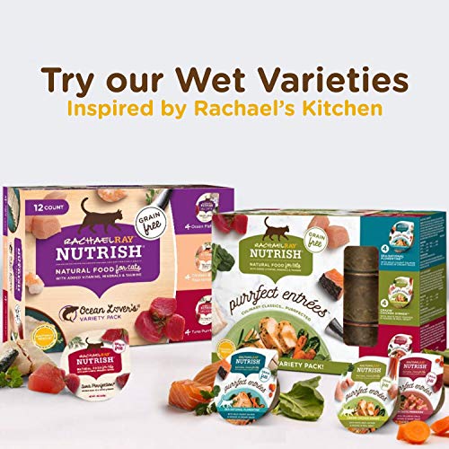 Rachael Ray Nutrish Indoor Complete Premium Natural Dry Cat Food,...