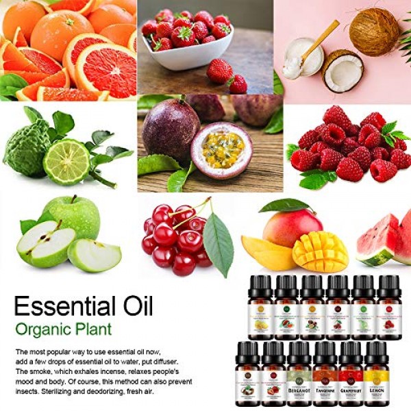 2 Bottles Coconut Essential Oil Single 100% Pure Aromatherapy Ess...
