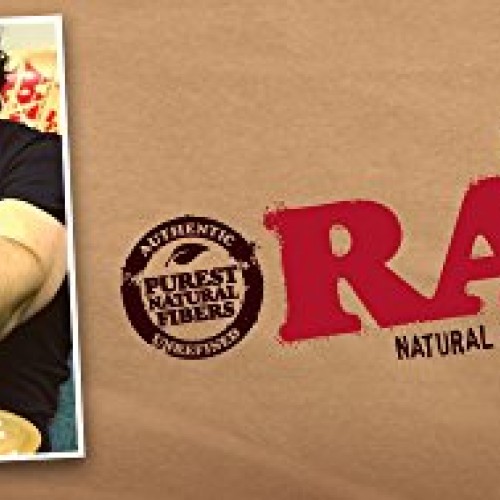 RAW Natural Unrefined Rolling Papers - Automatic Rolling Box - 70...