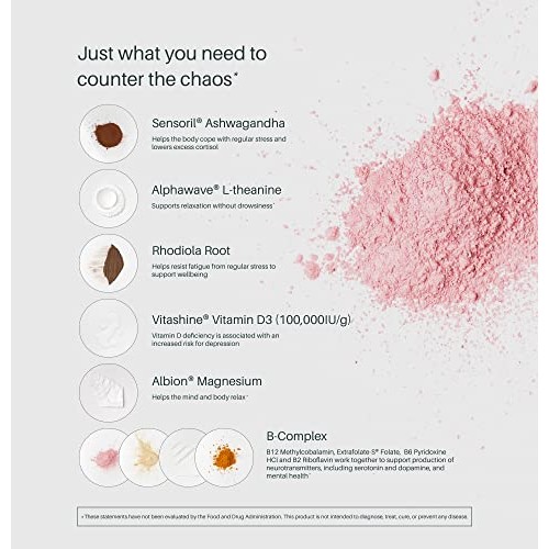 Ready To CHILL Stress Relief Supplement w Ashwagandha, Magnesium,...