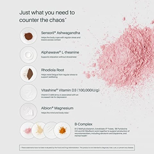 Ready To CHILL Stress Relief Supplement w Ashwagandha, Magnesium,...
