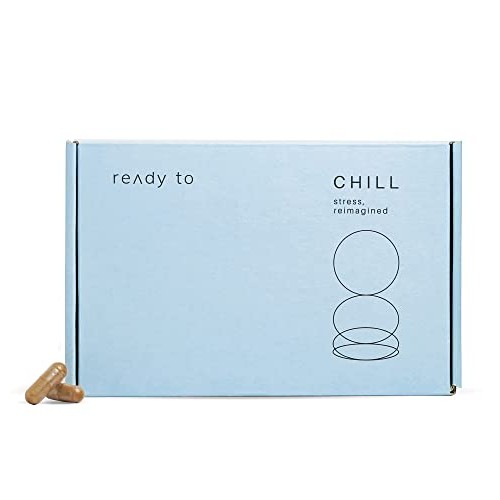 Ready To CHILL Stress Relief Supplement w Ashwagandha, Magnesium,...