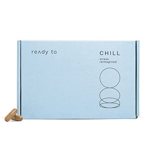 Ready To CHILL Stress Relief Supplement w Ashwagandha, Magnesium,...