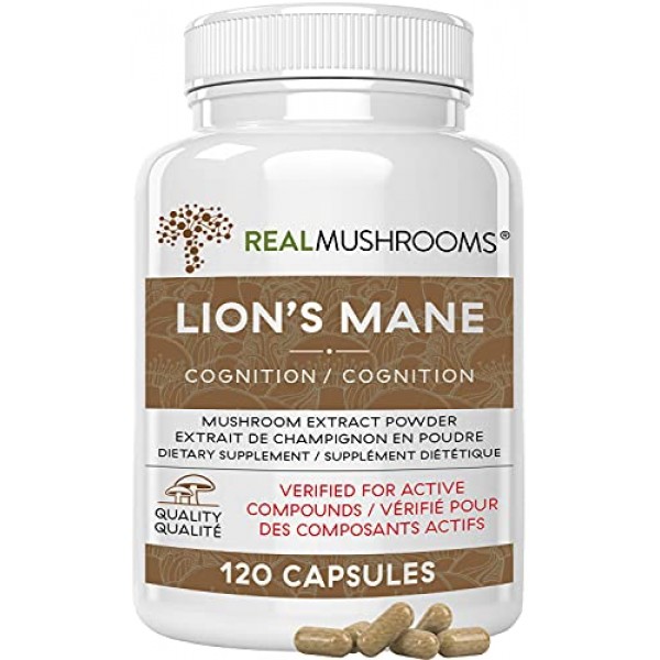 Lions Mane Mushroom Cognition Capsules 120 Capsules Lions Mane ...