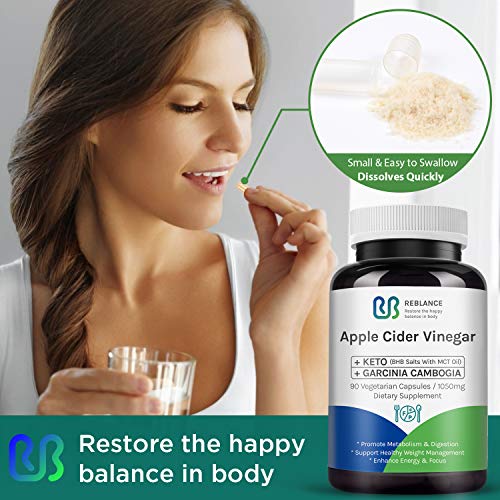 Organic Apple Cider Vinegar Capsules 90 Capsules | 1050 mg with...