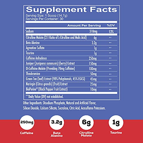 Redcon1 Total War - Pre Workout, 30 Servings, Boost Energy, Incre...
