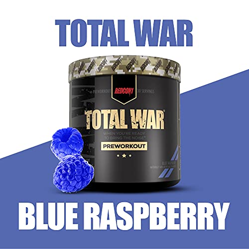 Redcon1 Total War - Pre Workout, 30 Servings, Boost Energy, Incre...