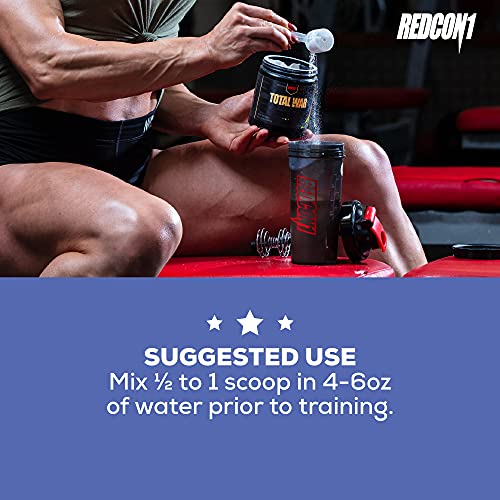 Redcon1 Total War - Pre Workout, 30 Servings, Boost Energy, Incre...
