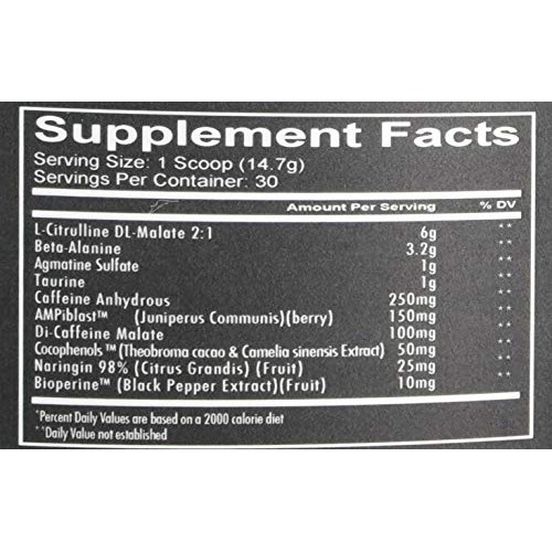 Redcon1 Total War - Pre Workout, 30 Servings, Boost Energy, Incre...