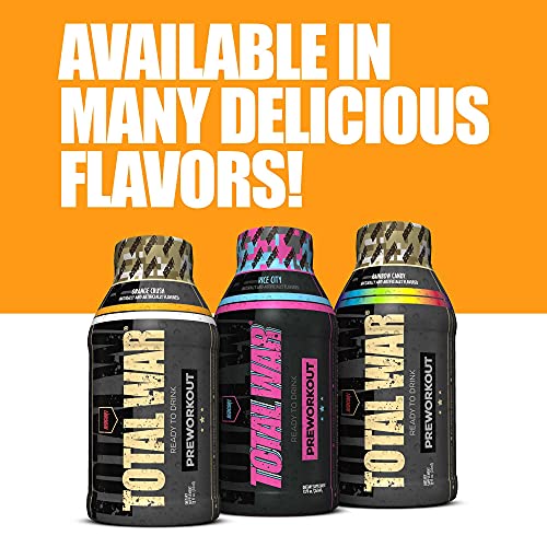 Redcon1 - Total War RTD - Ready to Drink Preworkout - No Mixing o...