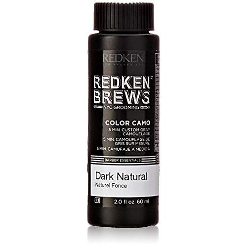 Redken Brews Color for Men Hair Color, Camo Dark Natural, 2 Ounce