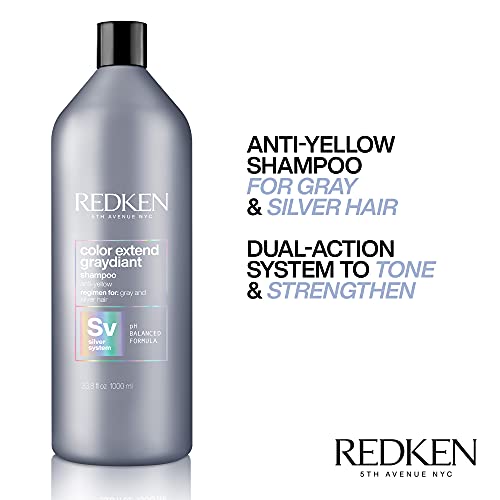 Redken Color Extend Graydiant Shampoo | For Gray & Silver Hair | ...