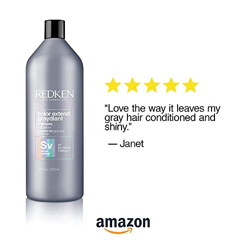 Redken Color Extend Graydiant Shampoo | For Gray & Silver Hair | ...