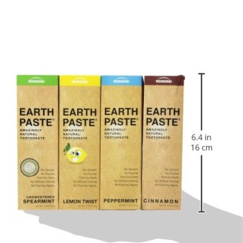REDMOND - Earthpaste All Natural Non-Fluoride Vegan Non GMO Real ...