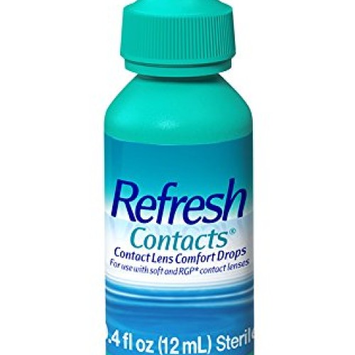 Refresh Contacts, Eye Drops, Contact Lens Comfort, 0.4 Fl Oz Sterile