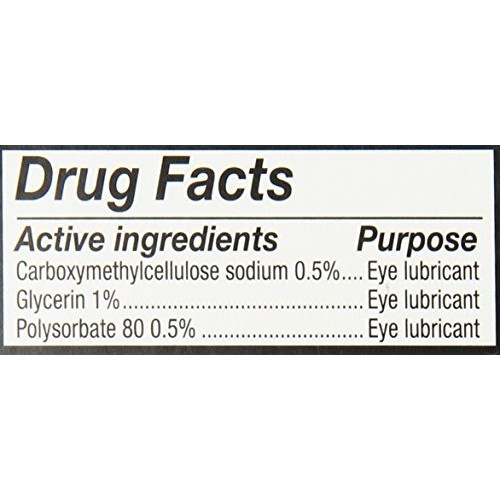 Refresh Optive Advanced Lubricant Eye Drops, Sterile, White, 0.33...