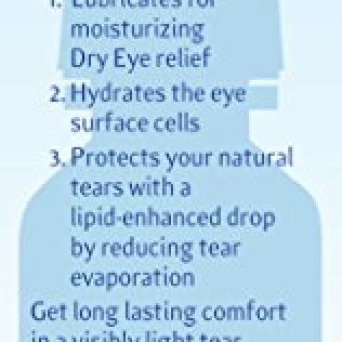 Refresh Optive Advanced Lubricant Eye Drops, Sterile, White, 0.33...