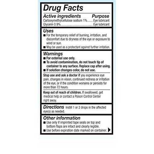 Refresh Optive Gel Drops Lubricant Eye Gel, 0.33 Oz Sterile