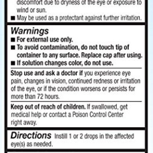 Refresh Optive Gel Drops Lubricant Eye Gel, 0.33 Oz Sterile