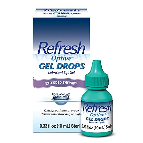 Refresh Optive Gel Drops Lubricant Eye Gel, 0.33 Oz Sterile