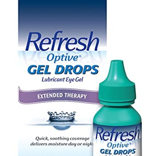 Refresh Optive Gel Drops Lubricant Eye Gel, 0.33 Oz Sterile