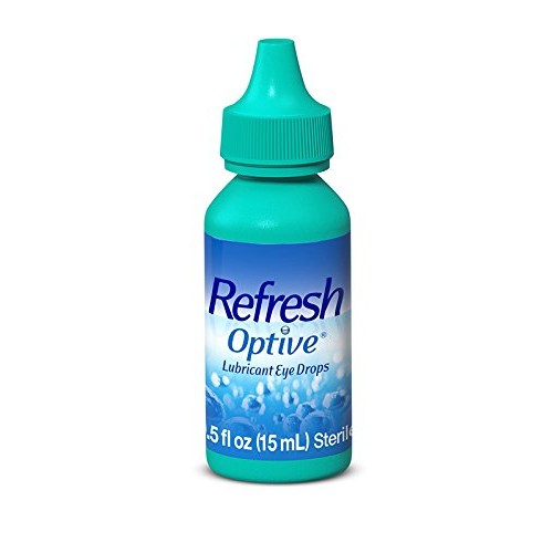 Refresh Optive Lubricant Eye Drops For Dry Eyes, 0.5 Fl Oz Sterile