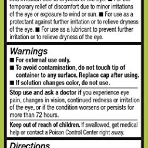 Refresh Relieva Lubricant Eye Drops, 0.33 Fl Oz Sterile