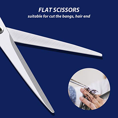 Hair Cutting Scissors Set, RegeMoudal 3 Pcs Stainless Steel Hair ...