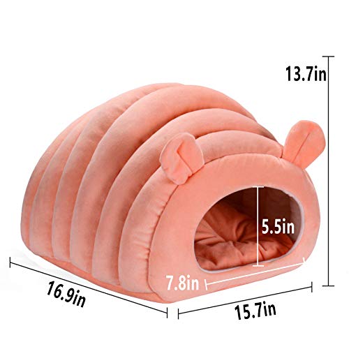 RELABTABY Cat Bed Cave House, Best for Indoor Cats Houses Heated ...
