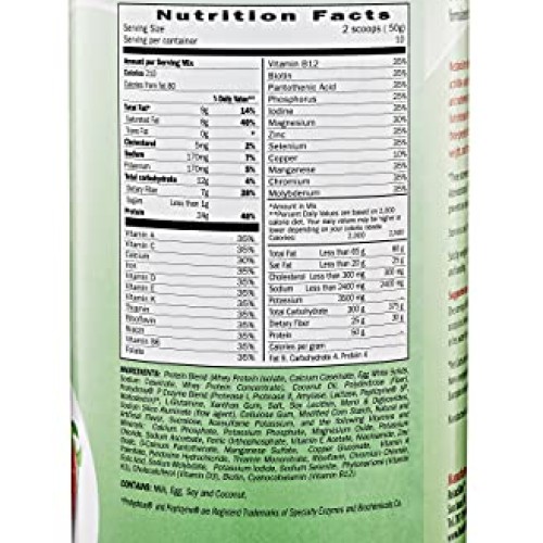 NaturalSlim Whey Protein Blend Shakes, All-in-One Meal Replacemen...