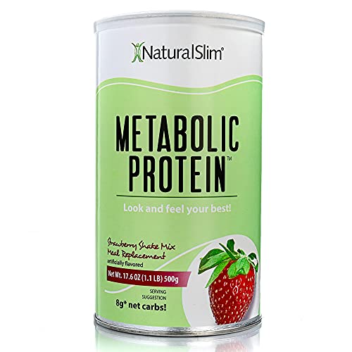 NaturalSlim Whey Protein Blend Shakes, All-in-One Meal Replacemen...