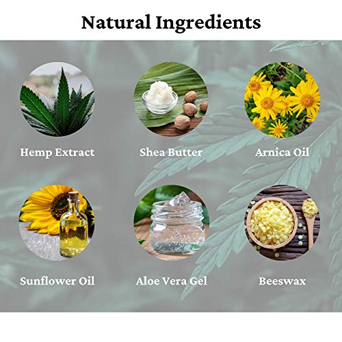 Recovery Body Balm 375 mg Hemp Roll On for Pain 1 oz | Arnica Ess...